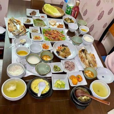 36 Korean meal