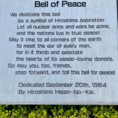 Hiroshima bell of peace